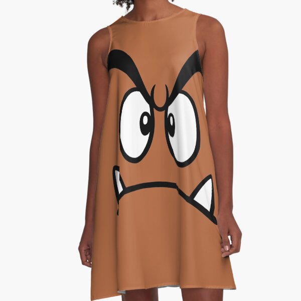 Resting Goomba Face A-Line Dress