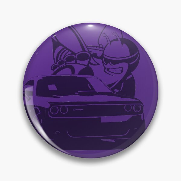 Item preview, Purple Challenger muscle car design designed and sold by Kuttun.