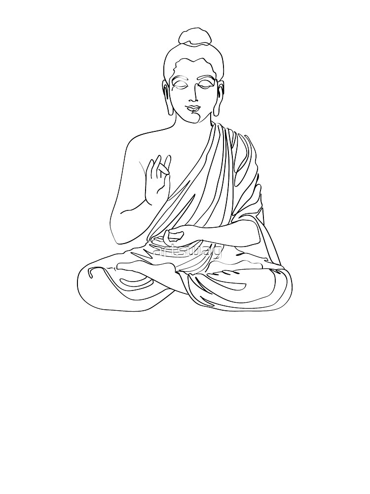 How to draw the Buddha - YouTube
