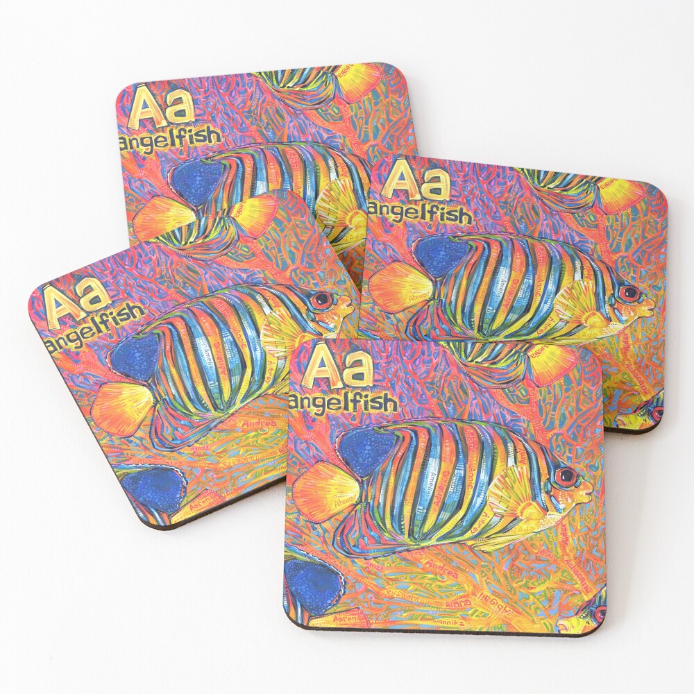 Item preview, Coasters (Set of 4) designed and sold by gwennpaints.