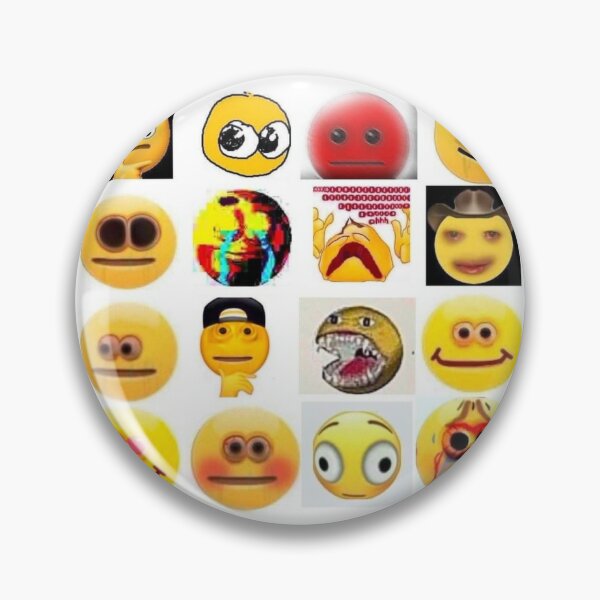 Cursed Emoji's 45 MM Buttons -  Norway