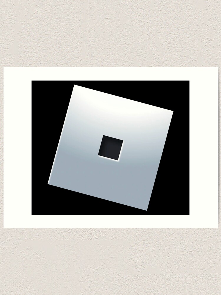 Roblox Silver Block Art Print By T Shirt Designs Redbubble - how to insert texture roblox blcok