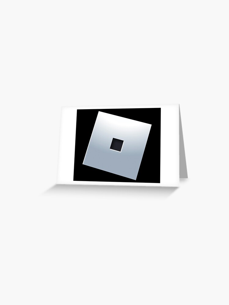 Roblox Silver Block Greeting Card By T Shirt Designs Redbubble - donating robux have gc posts facebook