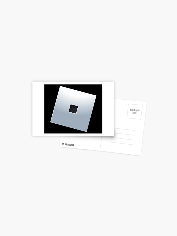 Roblox Silver Block Postcard By T Shirt Designs Redbubble - roblox face stationery redbubble