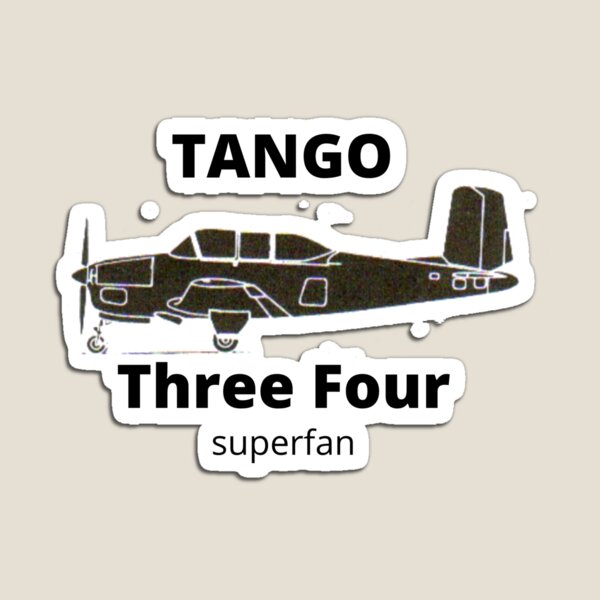 Beech T-34 Fan for airplane and warbird lovers Magnet