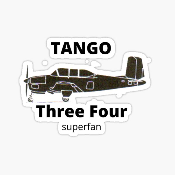 Beech T-34 Fan for airplane and warbird lovers Sticker