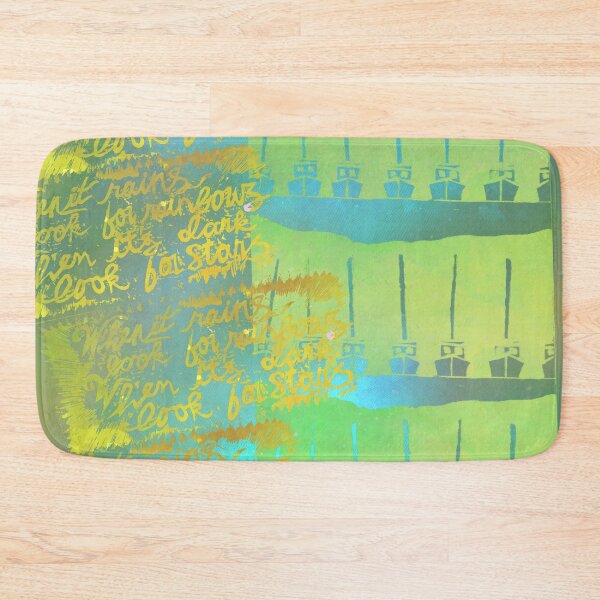 Item preview, Copy of Boats pattern and Quote in yellow, blue, and green designed and sold by WatersEdgeGal.