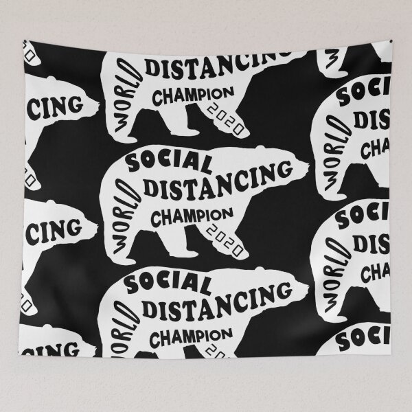 Item preview,  social distancing world champion 2020 designed and sold by Catcrea.