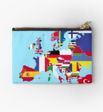 Bolso de mano Banderas del mapa de Europa