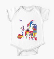 Europe map flags One Piece - Short Sleeve