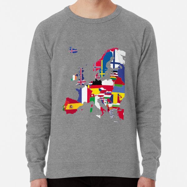 Aperçu de l'œuvre Drapeaux de carte Europe créée et vendue par sebinlondon.