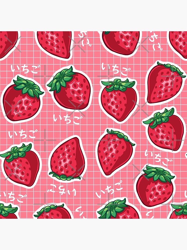 Cute Japanese strawberry pattern Cute Japanese strawberry pattern