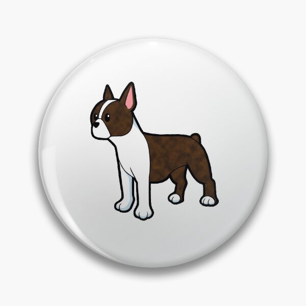 Item preview, Cute Brindle Boston Terrier designed and sold by GoldenArchelon.
