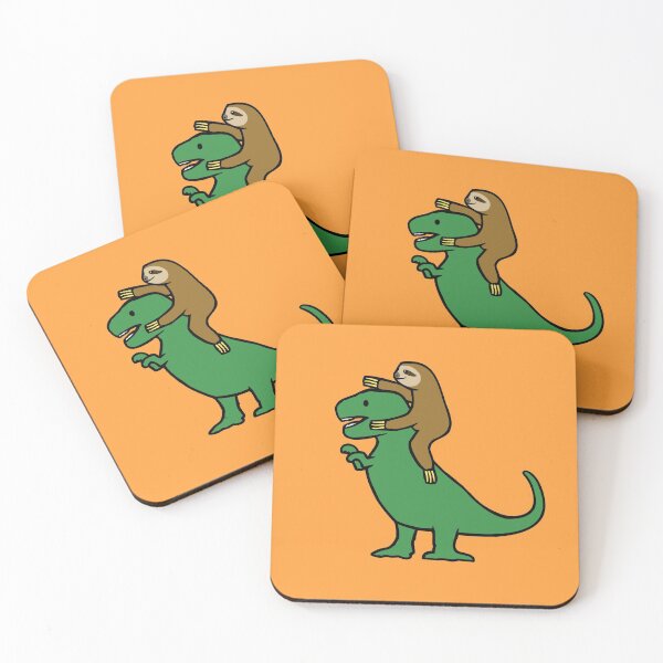 Item preview, Sloth Riding T-Rex designed and sold by jezkemp.