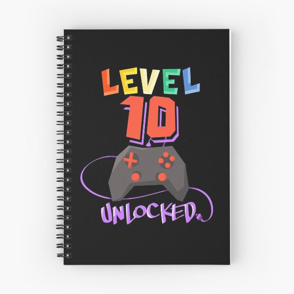 Item preview, Level 10 Unlocked Tenth Birthday for gamer girls and boys designed and sold by groovezero.