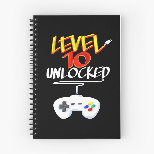 Item preview, Level 10 Unlocked Tenth Birthday for gamer girls and boys designed and sold by groovezero.