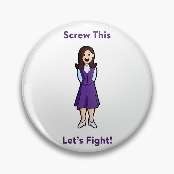 Item preview, Screw This Let's Fight (Janet - The Good Place) designed and sold by GoldenArchelon.
