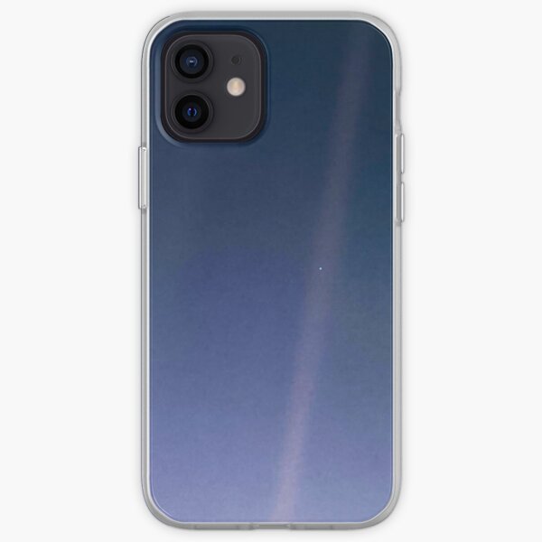 Pale Blue Dot. Voyager 1's image of Planet Earth from 6 billion kilometers. iPhone Soft Case