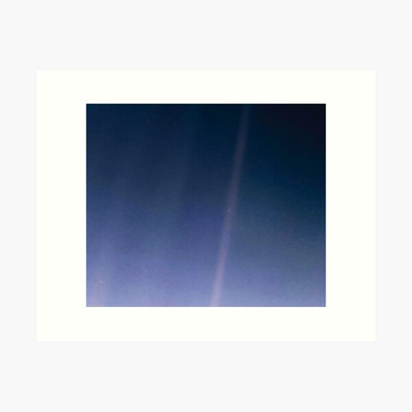 Item preview, Pale Blue Dot. Voyager 1's image of Planet Earth from 6 billion kilometers. designed and sold by tiokvadrat.