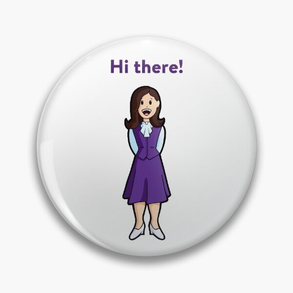 Item preview, Hi There! (Janet - The Good Place) designed and sold by GoldenArchelon.