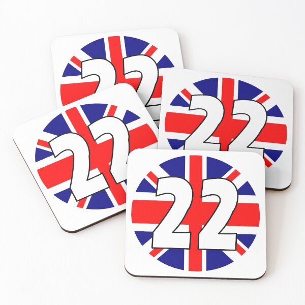 Item preview, UK flag with number 22 - twenty two designed and sold by AllShirts21.