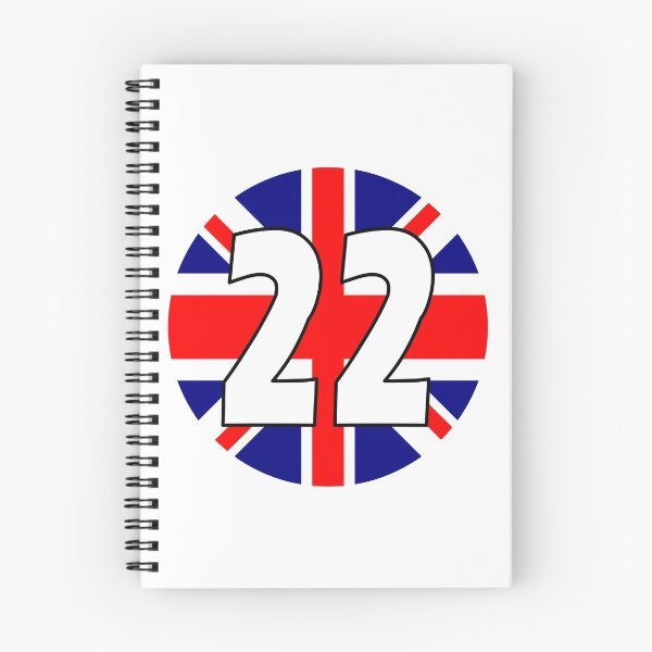 Item preview, UK flag with number 22 - twenty two designed and sold by AllShirts21.