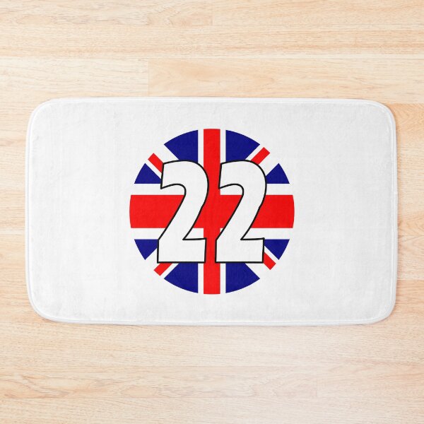 Item preview, UK flag with number 22 - twenty two designed and sold by AllShirts21.
