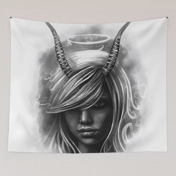 Item preview, Mi-Ange / Mi-Démon  designed and sold by David Mudry.