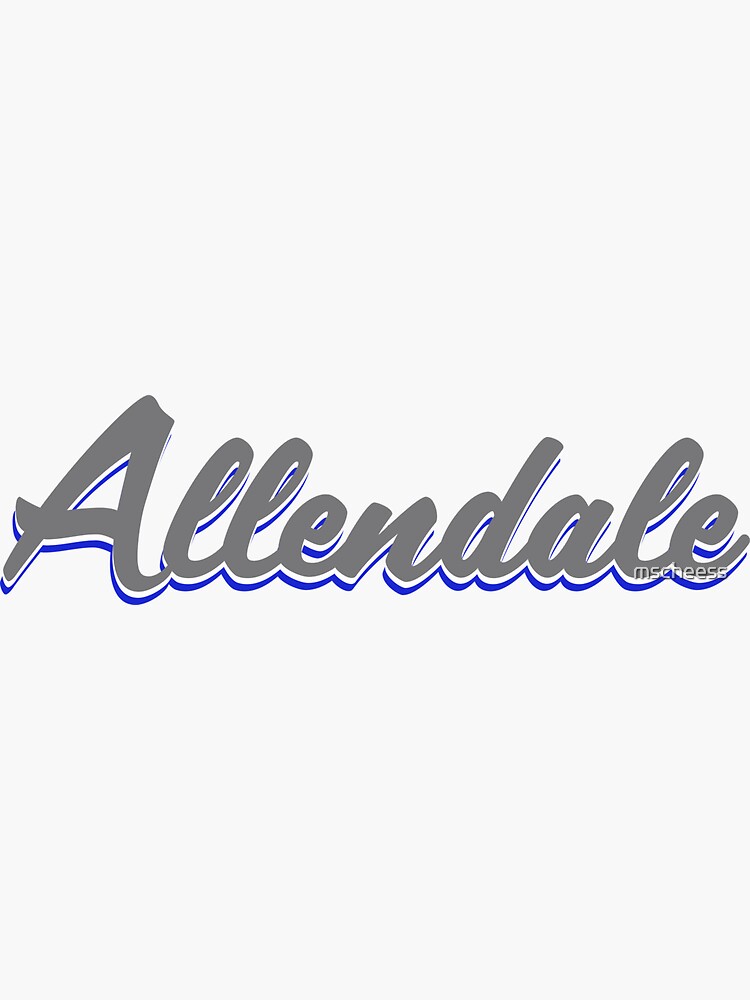 "allendale, michigan" Sticker by mscheess Redbubble
