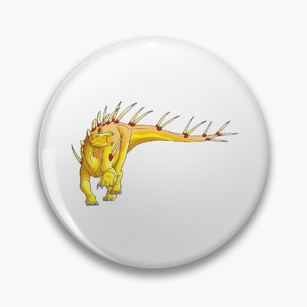 Item preview, Gold Kentrosaurus designed and sold by GoldenArchelon.