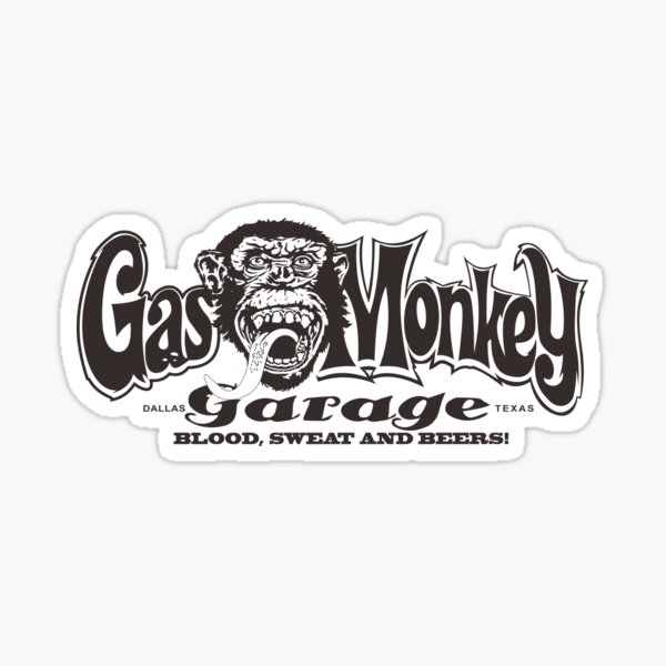 Grease Monkey Japanese Adhesive Vinyl Decal Sticker Car Truck Window Bumper 6" 