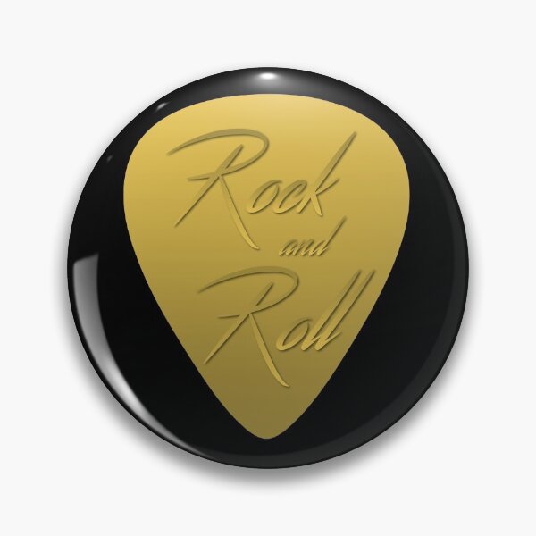 Artikelvorschau, Rock and Roll Gold Pick entworfen und verkauft von UlrichBergmann.