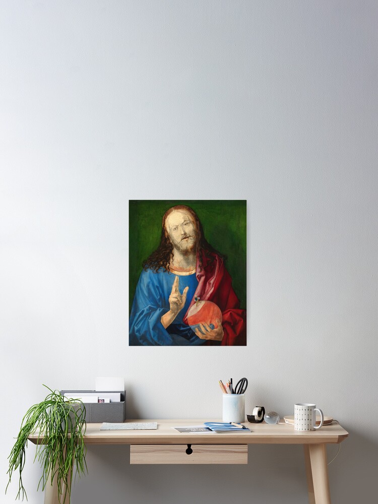 Albrecht Durer Salvator Mundi Poster By Ald1 Redbubble