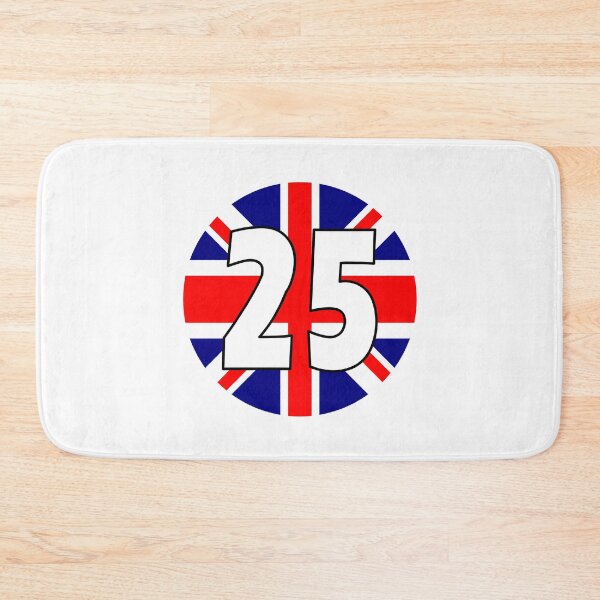 Item preview, UK flag with number 25 - twenty five designed and sold by AllShirts21.