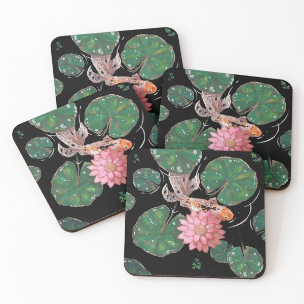 Item preview, Goldfish under waterlillies designed and sold by ChrisInks.