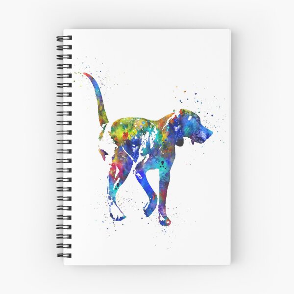 Item preview, American foxhound, American foxhound watercolor, American foxhound dog designed and sold by Rosaliartbook.
