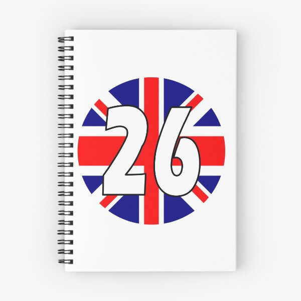 Item preview, UK flag with number 26 - twenty six designed and sold by AllShirts21.