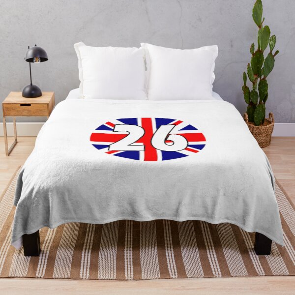 Item preview, UK flag with number 26 - twenty six designed and sold by AllShirts21.