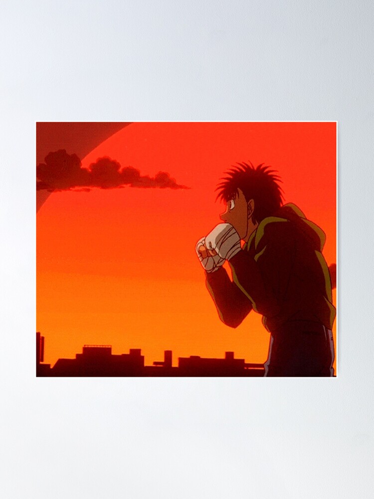 Hajime no ippo sunset scenes are just beautiful… #hajimenoippo