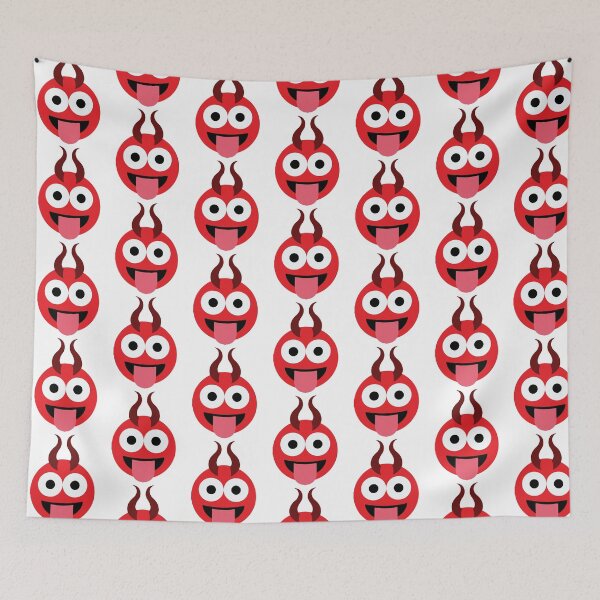 Item preview, Devil Horns Emoticon designed and sold by Rustic Valley Studio.