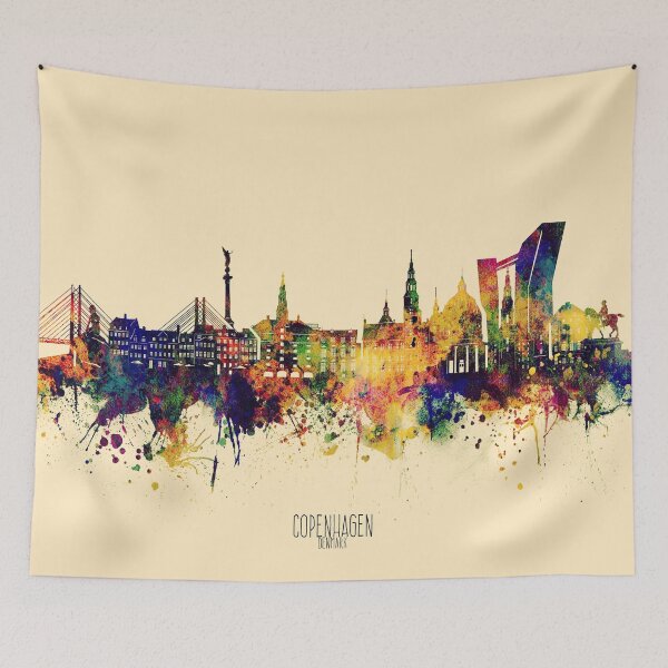 Item preview, copenhagen skyline designed and sold by BekimART2.
