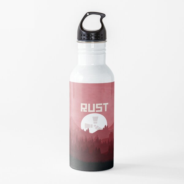 Red Rust Water Bottle