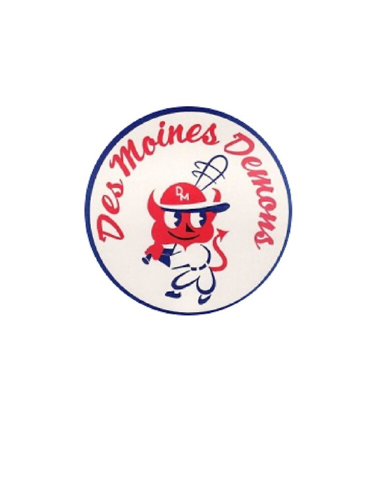 “Des Moines Demons Vintage Minor League Baseball” iPhone Case for Sale