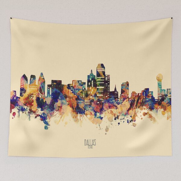 Item preview, dallas skyline designed and sold by BekimART2.