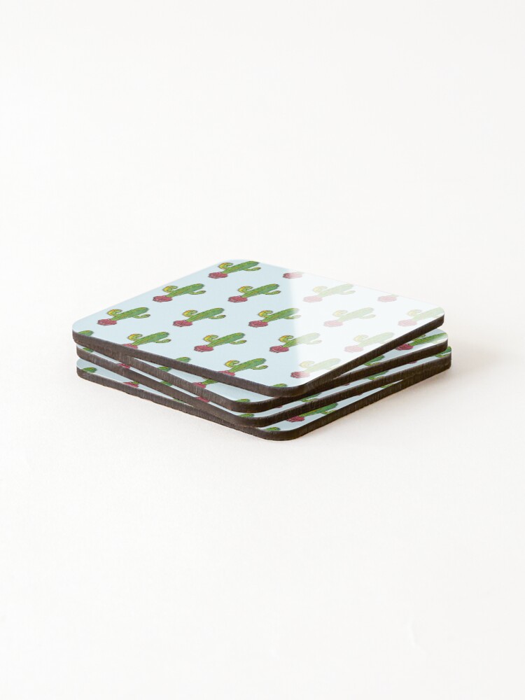 Thumbnail 4 of 5, Coasters (Set of 4), Cactus  designed and sold by eldoncreator.