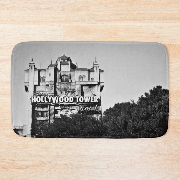 Item preview, Hollywood Tower Hotel (Black & White) designed and sold by SoggyCheeseFry.