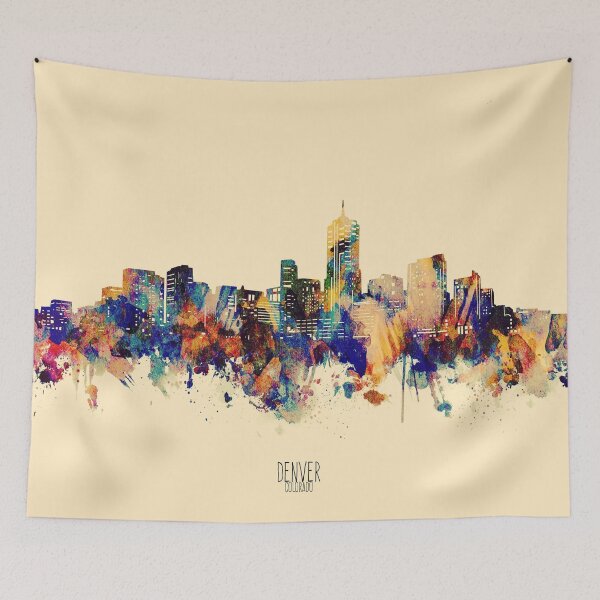 Item preview, denver skyline designed and sold by BekimART2.