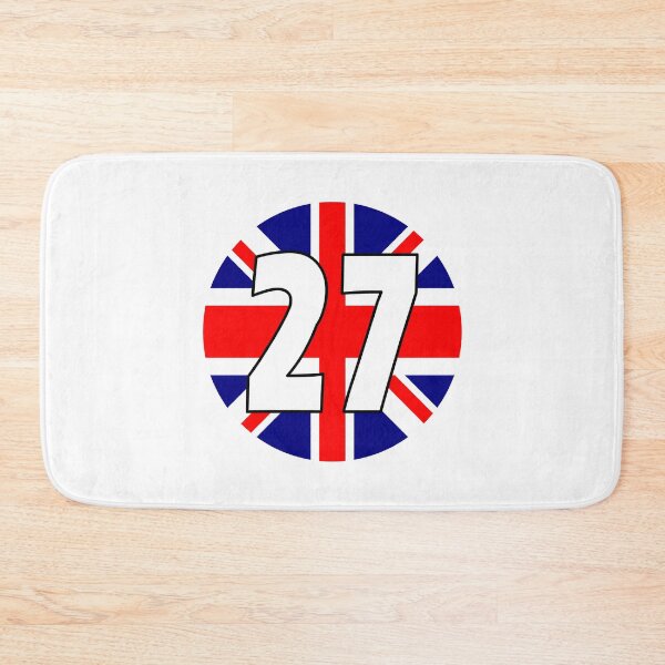 Item preview, UK flag with number 27 - twenty seven designed and sold by AllShirts21.