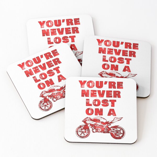 Item preview, Never lost on a motorcycle red saying designed and sold by Tiaska91.