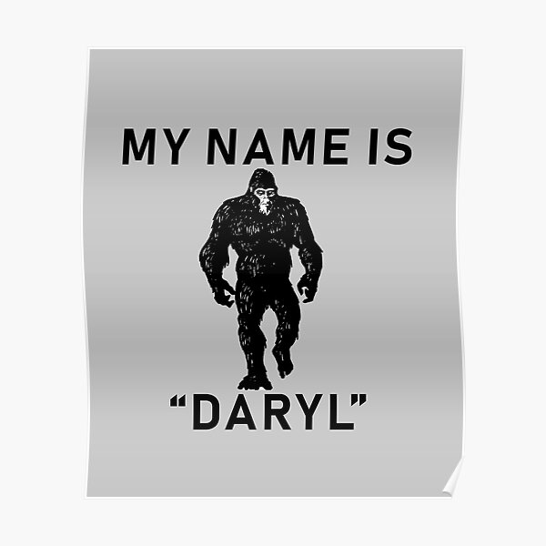 my name is daryl t shirt